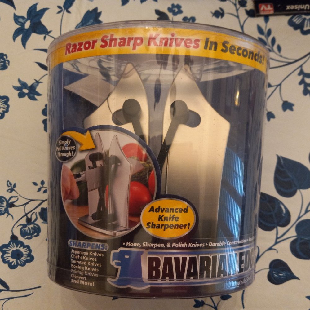 Bavarian Edge Knife Sharpener Used to Hone Sharpen and Polish Blades